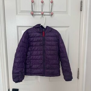 Purple Kids Puffer Jacket (Primary Brand - Size 6/7)